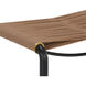 Riz 18.5 inch Tan Leather Stool